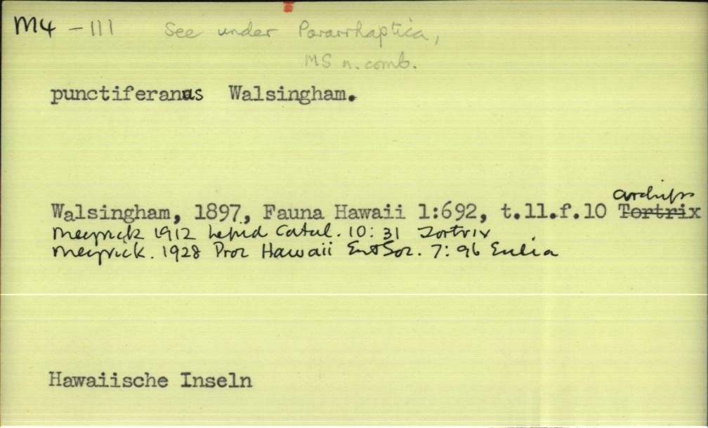 front of card